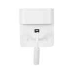 GloboStar® IBIS 61368 Μοντέρνο Φωτιστικό Τοίχου - Απλίκα Ξενοδοχείου Bed Side LED 10W 1100lm 36° & 360° AC 220-240V - Reading Light & Up/Down Light - Φορτιστής USB 3A - Μ10 x Π6.1 x Υ18cm - Φυσικό Λευκό 4500K - Λευκό - Image 3