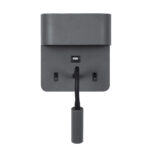 GloboStar® IBIS 61369 Μοντέρνο Φωτιστικό Τοίχου - Απλίκα Ξενοδοχείου Bed Side LED 10W 1100lm 36° & 360° AC 220-240V - Reading Light & Up/Down Light - Φορτιστής USB 3A - Μ10 x Π6.1 x Υ18cm - Φυσικό Λευκό 4500K - Γκρι Ανθρακί - Image 3