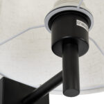GloboStar® ROULETTE-R 61379 Μοντέρνο Φωτιστικό Τοίχου - Απλίκα Ξενοδοχείου Bed Side LED 3W 360lm & 1 x E27 36° & 360° AC 220-240V - Reading Up/Down Light - Φορτιστής USB 3A - Μ22 x Π23.5 x Υ37cm - Φυσικό Λευκό 4500K - Μαύρο με Μπεζ Καπέλο - Σετ 2 Τεμαχίων - Image 7