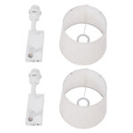 GloboStar® ROULETTE-R 61380 Μοντέρνο Φωτιστικό Τοίχου - Απλίκα Ξενοδοχείου Bed Side LED 3W 360lm & 1 x E27 36° & 360° AC 220-240V - Reading Up/Down Light - Φορτιστής USB 3A - Μ22 x Π23.5 x Υ37cm - Φυσικό Λευκό 4500K - Λευκό με Μπεζ Καπέλο - Σετ 2 Τεμαχίων - Image 10