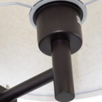 GloboStar® ROULETTE-R 61381 Μοντέρνο Φωτιστικό Τοίχου - Απλίκα Ξενοδοχείου Bed Side LED 3W 360lm & 1 x E27 36° & 360° AC 220-240V - Reading Up/Down Light - Φορτιστής USB 3A - Μ22 x Π23.5 x Υ37cm - Φυσικό Λευκό 4500K - Καφέ με Μπεζ Καπέλο - Σετ 2 Τεμαχίων - Image 7