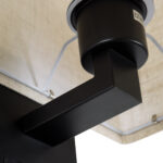 GloboStar® ROULETTE-S 61382 Μοντέρνο Φωτιστικό Τοίχου - Απλίκα Ξενοδοχείου Bed Side LED 3W 360lm & 1 x E27 36° & 360° AC 220-240V - Reading Up/Down Light - Φορτιστής USB 3A - Μ17 x Π20 x Υ37cm - Φυσικό Λευκό 4500K - Μαύρο με Μπεζ Καπέλο - Σετ 2 Τεμαχίων - Image 8