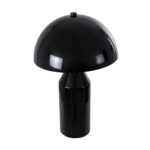 GloboStar® URANUS-S 61449 Μοντέρνο Επιτραπέζιο Φωτιστικό Πορτατίφ Δίφωτο 2 x E27 AC220-240V IP20 - Φ25 x Υ39cm - Μαύρο Μεταλλικό Καμπάνα με Διακόπτη On/Off - 5 Years Warranty - Image 4