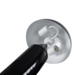 GloboStar® URANUS-S 61449 Μοντέρνο Επιτραπέζιο Φωτιστικό Πορτατίφ Δίφωτο 2 x E27 AC220-240V IP20 - Φ25 x Υ39cm - Μαύρο Μεταλλικό Καμπάνα με Διακόπτη On/Off - 5 Years Warranty - Image 7