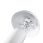 GloboStar® URANUS-M 61454 Μοντέρνο Επιτραπέζιο Φωτιστικό Πορτατίφ Δίφωτο 2 x E27 AC220-240V IP20 - Φ35 x Υ54cm - Λευκό Μεταλλικό Καμπάνα με Διακόπτη On/Off - 5 Years Warranty - Image 7