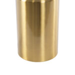 GloboStar® URANUS-L 61459 Μοντέρνο Επιτραπέζιο Φωτιστικό Πορτατίφ Δίφωτο 2 x E27 AC220-240V IP20 - Φ50 x Υ77cm - Χρυσό Πλατίνα Μεταλλικό Καμπάνα με Διακόπτη On/Off - 5 Χρόνια Εγγύηση - Image 4