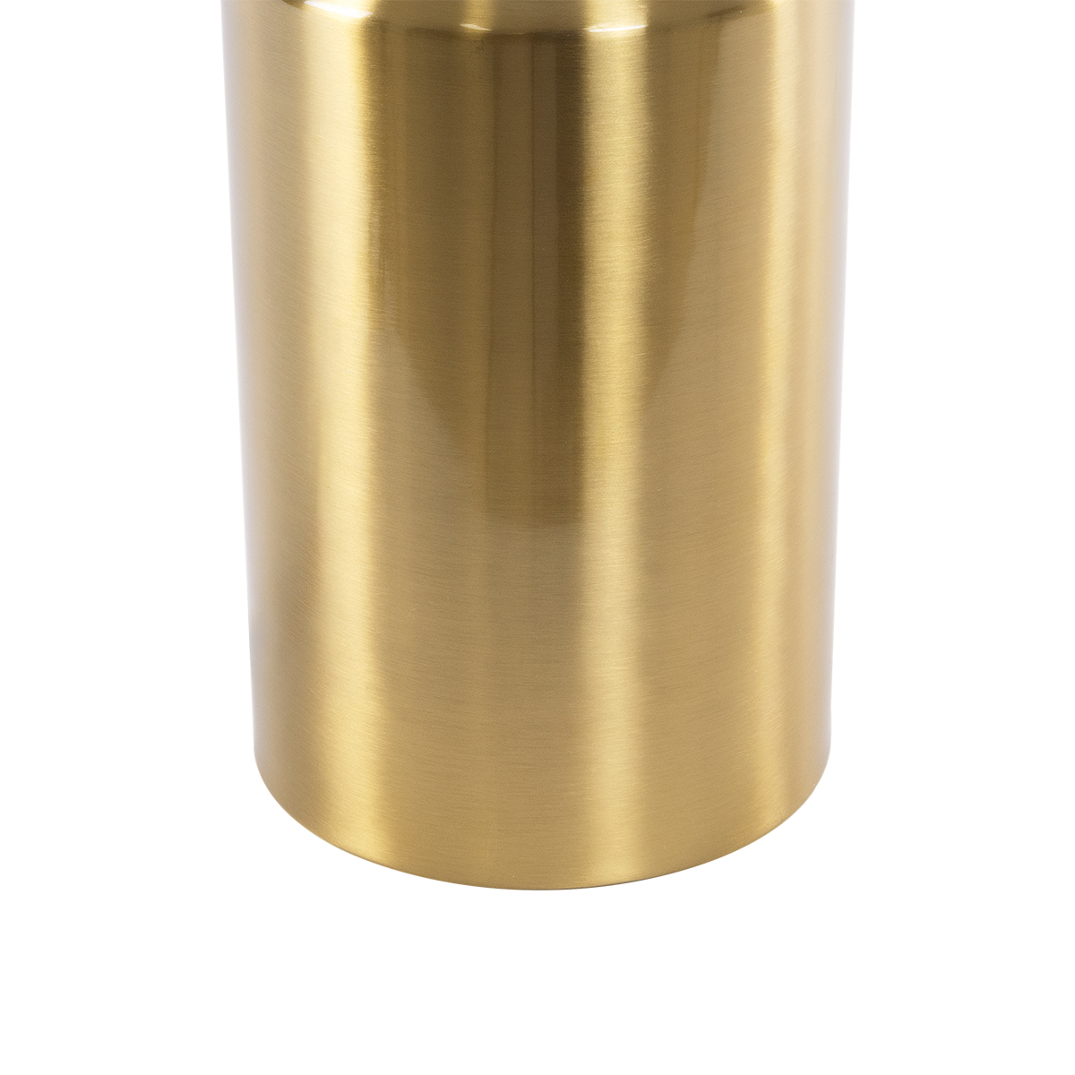 GloboStar® URANUS-L 61459 Μοντέρνο Επιτραπέζιο Φωτιστικό Πορτατίφ Δίφωτο 2 x E27 AC220-240V IP20 - Φ50 x Υ77cm - Χρυσό Πλατίνα Μεταλλικό Καμπάνα με Διακόπτη On/Off - 5 Χρόνια Εγγύηση - Image 4