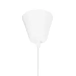 GloboStar® LUMINOVA 61463 Μοντέρνο Κρεμαστό Φωτιστικό Πλέγμα Μονόφωτο 1 x E27 IP20 Λευκό Σχοινί με Λευκό Σύρμα - Μ42 x Π42 x Υ20.5cm - Image 8