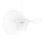 GloboStar® LUMINOVA 61465 Μοντέρνο Κρεμαστό Φωτιστικό Πλέγμα Μονόφωτο 1 x E27 IP20 Λευκό Σχοινί με Λευκό Σύρμα - Μ65 x Π65 x Υ25cm - Image 6