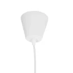 GloboStar® LUMINOVA 61465 Μοντέρνο Κρεμαστό Φωτιστικό Πλέγμα Μονόφωτο 1 x E27 IP20 Λευκό Σχοινί με Λευκό Σύρμα - Μ65 x Π65 x Υ25cm - Image 8