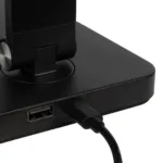 GLOBOSTAR® TEBLA 60481 Μοντέρνο Επιτραπέζιο Φωτιστικό Γραφείου LED 5W 500lm 120° AC 220-240V IP20 Ρυθμιζόμενο Λευκό CCT με Αφή 2700K/4500K/6000K Dimmable - Bridgelux SMD Chip - Μαύρο - Μ11 x Π31 x Υ52cm - 2 Χρόνια Εγγύηση - Image 8