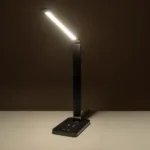 GLOBOSTAR® TEBLA 60482 Μοντέρνο Επιτραπέζιο Φωτιστικό Γραφείου με Ασύρματη Φόρτιση 5W 1A LED 5W 500lm 120° AC 220-240V IP20 Ρυθμιζόμενο Λευκό CCT με Αφή 2700K/4500K/6000K Dimmable - Bridgelux SMD Chip - Μαύρο - Μ11 x Π31 x Υ52cm - 2 Χρόνια Εγγύηση - Image 13
