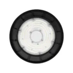 GLOBOSTAR® INDUSTRY 61500 Βιομηχανικό Φωτιστικό Καμπάνα High Bay UFO LED 100W 15000lm SDCM<5 90° AC 85-265V Αδιάβροχο IP65 IK08 Μαύρο Χυτό Αλουμίνιο - Φυσικό Λευκό 5000K - 175 x Sanan Opto SMD Chip & TÜV SÜD Driver - Μ26.5 x Π26.5 x Υ15cm - 5 Χρόνια Εγγύηση - Image 5