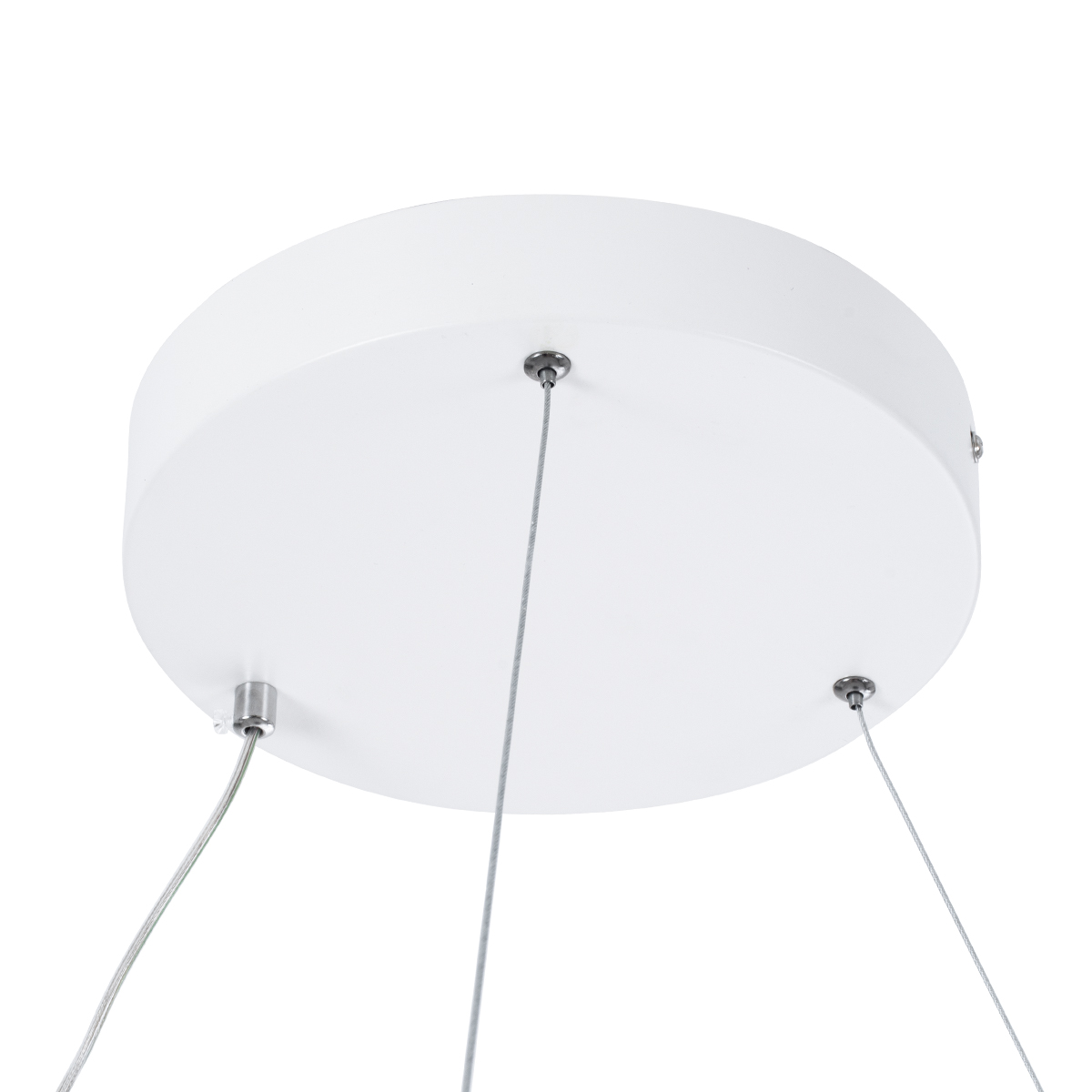 GloboStar® DIAMOND 61518 Κρεμαστό Φωτιστικό Δαχτυλίδι-Κύκλος LED CCT 75W 8400lm 360° AC 220-240V - Εναλλαγή Φωτισμού μέσω Τηλεχειριστηρίου All In One Ψυχρό 6000k+Φυσικό 4500k+Θερμό 2700k Dimmable Φ100cm - Λευκό - 3 Years Warranty - Image 6