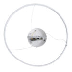 GloboStar® DIAMOND 61521 Κρεμαστό Φωτιστικό Δαχτυλίδι-Κύκλος LED CCT 67W 7504lm 360° AC 220-240V - Εναλλαγή Φωτισμού μέσω Τηλεχειριστηρίου All In One Ψυχρό 6000k+Φυσικό 4500k+Θερμό 2700k Dimmable Φ80cm - Λευκό - 3 Years Warranty - Image 7