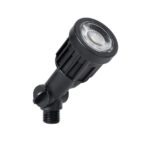GloboStar® GARDENINI 61543 Καρφωτό Φωτιστικό Σποτ Κήπου LED 5W 650lm 38° DC 24V IP68 Υψηλής Αντοχής ABS IK06 Φ5.5 x Υ13.5cm - Θερμό Λευκό 2700K Dimmable - Μαύρο - Bridgelux Chip - 3 Years Warranty - Image 3