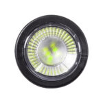 GloboStar® GARDENINI 61547 Επιφανειακό Φωτιστικό Σποτ Κήπου LED 5W 550lm 38° DC 24V IP68 Υψηλής Αντοχής ABS IK06 Φ7 x Υ14.5cm - Πράσινο 550nm Dimmable - Μαύρο - Bridgelux Chip - 3 Years Warranty - Image 4