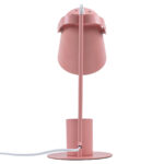 GloboStar® PENCASE 61565 Μοντέρνο Επιτραπέζιο Φωτιστικό Γραφείου - Πορτατίφ - Μονόφωτο 1 x E27 Ροζ Μεταλλικό Καμπάνα με Διακόπτη On/Off - Μολυβοθήκη & Βάση Τηλεφώνου - L12 x W15 x H38cm - Image 3