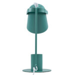 GloboStar® PENCASE 61566 Μοντέρνο Επιτραπέζιο Φωτιστικό Γραφείου - Πορτατίφ - Μονόφωτο 1 x E27 Πράσινο Μεταλλικό Καμπάνα με Διακόπτη On/Off - Μολυβοθήκη & Βάση Τηλεφώνου - L12 x W15 x H38cm - Image 3