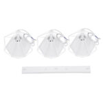 GloboStar® EIFFEL 61570 Vintage Κρεμαστό Φωτιστικό Ράγα Τρίφωτο 3 x E27 IP20 Λευκό Μέταλλο με Λευκό Ύφασμα - Μ68 x Π25 x Υ130cm - Image 10