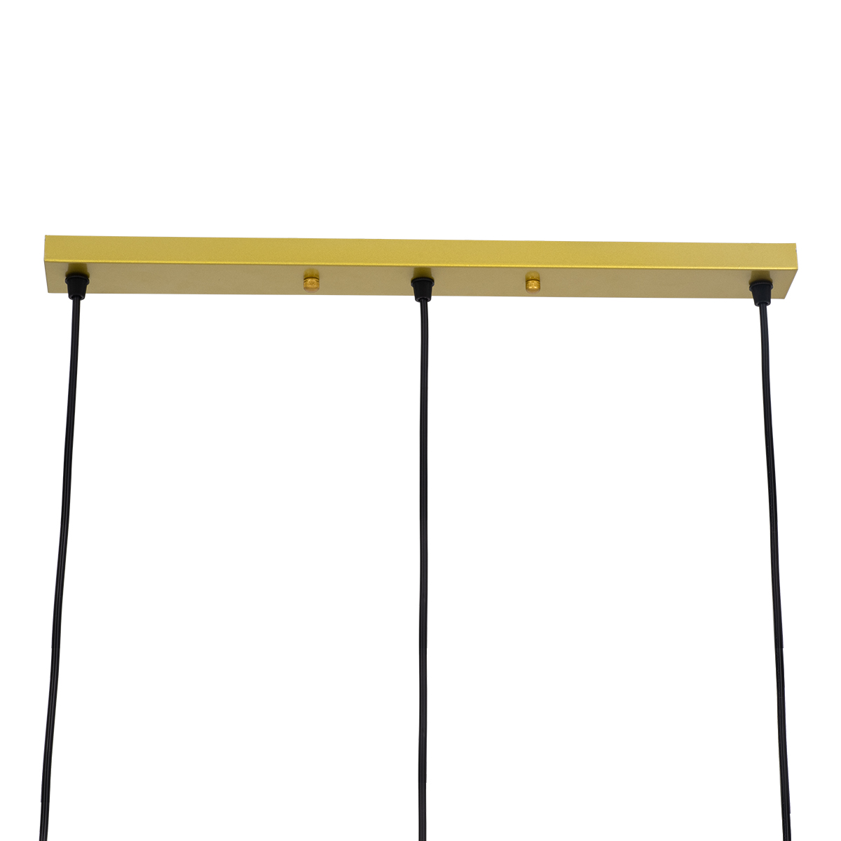 GloboStar® EIFFEL 61571 Vintage Κρεμαστό Φωτιστικό Ράγα Τρίφωτο 3 x E27 IP20 Χρυσό Μέταλλο με Λευκό Ύφασμα - Μ68 x Π25 x Υ130cm - Image 9