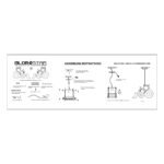 GloboStar® TRACTOR 61580 Παιδικό Κρεμαστό Φωτιστικό Φιγούρα Μονόφωτο 1 x E27 IP20 Μπλε, Μαύρο & Λευκό Πλαστικό - Μ40 x Π15.5 x Υ26.5cm - Image 12