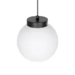 GLOBOSTAR® AGROS 61591 Κρεμαστό Φωτιστικό Οροφής Κήπου με Ντουί 1 x E27 AC 220-240V Αδιάβροχο IP65 - Λευκό & Μάυρο - Μ20 x Π20 x Υ22cm - Image 6