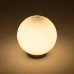 GLOBOSTAR® AGROS 61594 Φωτιστικό Κήπου με Ντουί 1 x E27 AC 220-240V Αδιάβροχο IP65 - Λευκό & Μάυρο - Μ20 x Π20 x Υ22cm - Image 2