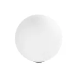 GLOBOSTAR® AGROS 61594 Φωτιστικό Κήπου με Ντουί 1 x E27 AC 220-240V Αδιάβροχο IP65 - Λευκό & Μάυρο - Μ20 x Π20 x Υ22cm - Image 3