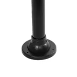 GLOBOSTAR® AGROS 61596 Φωτιστικό Κολωνάκι Κήπου με Ντουί 1 x E27 AC 220-240V Αδιάβροχο IP65 - Λευκό & Μάυρο - Μ20 x Π20 x Υ100cm - Image 5