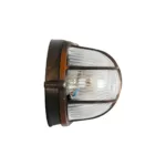 GLOBOSTAR® BOATLIGHT 61622 Vintage Φωτιστικό Καραβοχελώνα Τοίχου - Απλίκα με Ντουί 1 x E27 AC 220-240V Αδιάβροχο IP65 - Χάλκινο Παλαιωμένο Εφέ Σκουριάς Ματ - Μ21 x Π10.4 x Υ9cm - Image 4