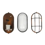 GLOBOSTAR® BOATLIGHT 61622 Vintage Φωτιστικό Καραβοχελώνα Τοίχου - Απλίκα με Ντουί 1 x E27 AC 220-240V Αδιάβροχο IP65 - Χάλκινο Παλαιωμένο Εφέ Σκουριάς Ματ - Μ21 x Π10.4 x Υ9cm - Image 8