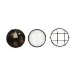 GLOBOSTAR® BOATLIGHT 61623 Vintage Φωτιστικό Καραβοχελώνα Τοίχου & Οροφής με Ντουί 1 x E27 AC 220-240V Αδιάβροχο IP65 - Χάλκινο Παλαιωμένο Εφέ Σκουριάς Ματ - Μ17.5 x Π17.5 x Υ9cm - Image 7