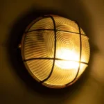GLOBOSTAR® BOATLIGHT 61623 Vintage Φωτιστικό Καραβοχελώνα Τοίχου & Οροφής με Ντουί 1 x E27 AC 220-240V Αδιάβροχο IP65 - Χάλκινο Παλαιωμένο Εφέ Σκουριάς Ματ - Μ17.5 x Π17.5 x Υ9cm - Image 9