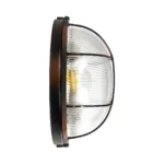 GLOBOSTAR® BOATLIGHT 61624 Vintage Φωτιστικό Καραβοχελώνα Τοίχου & Οροφής με Ντουί 2 x E27 AC 220-240V Αδιάβροχο IP65 - Χάλκινο Παλαιωμένο Εφέ Σκουριάς Ματ - Μ24 x Π24 x Υ11cm - Image 4