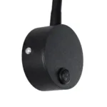 GloboStar® GOOSE 61690 Φωτιστικό Τοίχου - Απλίκα LED 3W 300lm 36° AC 220-240V IP20 - Reading Light - Θερμό Λευκό 2700K Μαύρο Αλουμίνιο - Μ6.5 x Π22.5 x Υ23cm - 5 Xρόνια Εγγύηση - Image 4