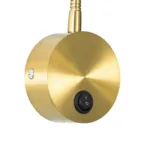 GLOBOSTAR® GOOSE 61692 Μοντέρνο Φωτιστικό Τοίχου - Απλίκα Ξενοδοχείου Reading Light LED 3W 300lm 36° AC 220-240V IP20 Θερμό Λευκό 2700K - CREE XPE Chip & TÜV SÜD Driver - Χρυσό Βούρτσας - Μ6.5 x Π15 xΥ24.5cm - 3 Χρόνια Εγγύηση - Image 7