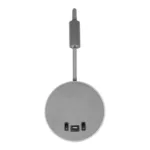 GloboStar® GOOSE 61694 Φωτιστικό Τοίχου - Απλίκα LED 6W 600lm 36° AC 220-240V IP20  - Reading Light & 360° Κρυφός Φωτισμός - Φορτιστής USB 3A - Θερμό Λευκό 2700K Γκρι Αλουμίνιο - Μ15.5 x Π22.5 x Υ30cm - 5 Xρόνια Εγγύηση - Image 2