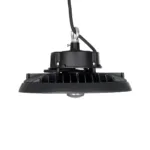 GLOBOSTAR® INDUSTRY 61705 Βιομηχανικό Φωτιστικό Καμπάνα High Bay UFO Τεχνολογίας Smart Group Linkable Control System 2.4Ghz με Αισθητήρα Κίνησης Microwave LED 150W 22500lm SDCM<5 90° AC 85-265V Αδιάβροχο IP65 IK08 Μαύρο Χυτό Αλουμίνιο - Φυσικό Λευκό 5000K - 275 x Sanan Opto SMD Chip & TÜV SÜD Driver - Μ26.5 x Π26.5 x Υ15cm - 5 Χρόνια Εγγύηση - Image 2