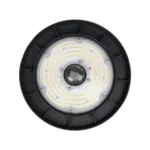 GLOBOSTAR® INDUSTRY 61705 Βιομηχανικό Φωτιστικό Καμπάνα High Bay UFO Τεχνολογίας Smart Group Linkable Control System 2.4Ghz με Αισθητήρα Κίνησης Microwave LED 150W 22500lm SDCM<5 90° AC 85-265V Αδιάβροχο IP65 IK08 Μαύρο Χυτό Αλουμίνιο - Φυσικό Λευκό 5000K - 275 x Sanan Opto SMD Chip & TÜV SÜD Driver - Μ26.5 x Π26.5 x Υ15cm - 5 Χρόνια Εγγύηση - Image 5
