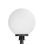 GLOBOSTAR® AGROS 61708 Φωτιστικό Κήπου / Καρφωτό με Ντουί 1 x E27 AC 220-240V Αδιάβροχο IP65 - Λευκό & Μάυρο - Μ30 x Π30 x Υ64cm - Image 4