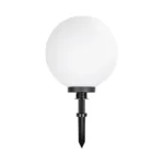 GLOBOSTAR® AGROS 61709 Φωτιστικό Κήπου / Καρφωτό με Ντουί 1 x E27 AC 220-240V Αδιάβροχο IP65 - Λευκό & Μάυρο - Μ40 x Π40 x Υ74cm - Image 2