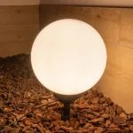 GLOBOSTAR® AGROS 61709 Φωτιστικό Κήπου / Καρφωτό με Ντουί 1 x E27 AC 220-240V Αδιάβροχο IP65 - Λευκό & Μάυρο - Μ40 x Π40 x Υ74cm - Image 7