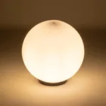 GLOBOSTAR® AGROS 61710 Φωτιστικό Κήπου με Ντουί 1 x E27 AC 220-240V Αδιάβροχο IP65 - Λευκό & Μάυρο - Μ30 x Π30 x Υ32cm - Image 2