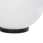 GLOBOSTAR® AGROS 61710 Φωτιστικό Κήπου με Ντουί 1 x E27 AC 220-240V Αδιάβροχο IP65 - Λευκό & Μάυρο - Μ30 x Π30 x Υ32cm - Image 5