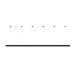 GLOBOSTAR® ALP-LINEAR LUMILINE 61764-3M Επιφανειακό / Κρεμαστό Προφίλ Αλουμινίου με Λευκό Γαλακτερό Πατητό Κάλυμμα για Ταινίες LED IP20 - Μαύρο Ματ - Μ300 x Π3.5 x Υ7cm - Image 8
