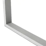 GLOBOSTAR® ALP-CORNER-SIDE90 LUMILINE 61768 Επιφανειακό / Κρεμαστό Προφίλ Αλουμινίου Γωνία με Λευκό Γαλακτερό Πατητό Κάλυμμα για Ταινίες LED IP20 - Γκρι Ανθρακί Ματ - Μ30 x Π3.5 x Υ7cm - Image 3
