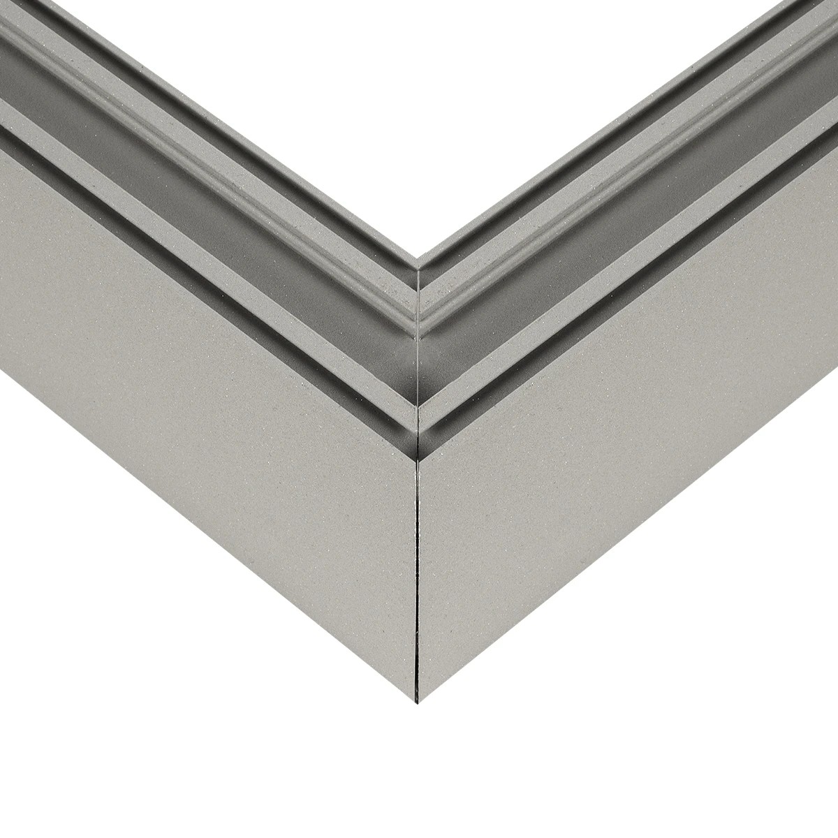 GLOBOSTAR® ALP-CORNER-SIDE90 LUMILINE 61768 Επιφανειακό / Κρεμαστό Προφίλ Αλουμινίου Γωνία με Λευκό Γαλακτερό Πατητό Κάλυμμα για Ταινίες LED IP20 - Γκρι Ανθρακί Ματ - Μ30 x Π3.5 x Υ7cm - Image 5