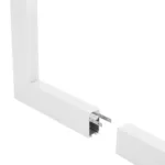 GLOBOSTAR® ALP-CORNER-IN90 LUMILINE 61769 Επιφανειακό / Κρεμαστό Προφίλ Αλουμινίου Γωνία με Λευκό Γαλακτερό Πατητό Κάλυμμα για Ταινίες LED IP20 - Λευκό Ματ - Μ30 x Π3.5 x Υ7cm - Image 3