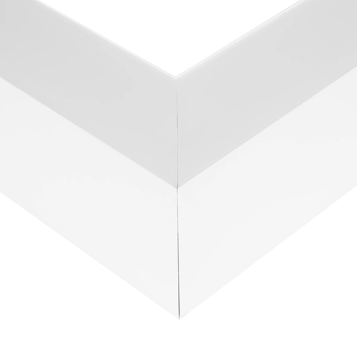 GLOBOSTAR® ALP-CORNER-SIDE90 BRIGHTRAIL 61777 Επιφανειακό / Κρεμαστό Προφίλ Αλουμινίου Γωνία με Λευκό Γαλακτερό Πατητό Κάλυμμα για Ταινίες LED IP20 - Λευκό Ματ - Μ30 x Π5 x Υ7.5cm - Image 5